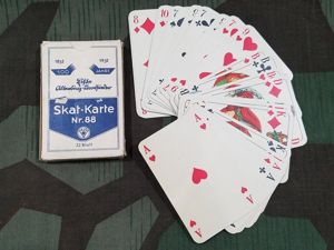 AS-IS Original Skat Nr.88 Cards 1932 ASS (Damaged Box)