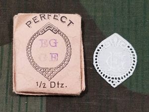 EG GE Initial Clothing Tags (12 Pieces)