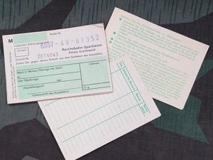 Reichsbahn Sparkasse Checks