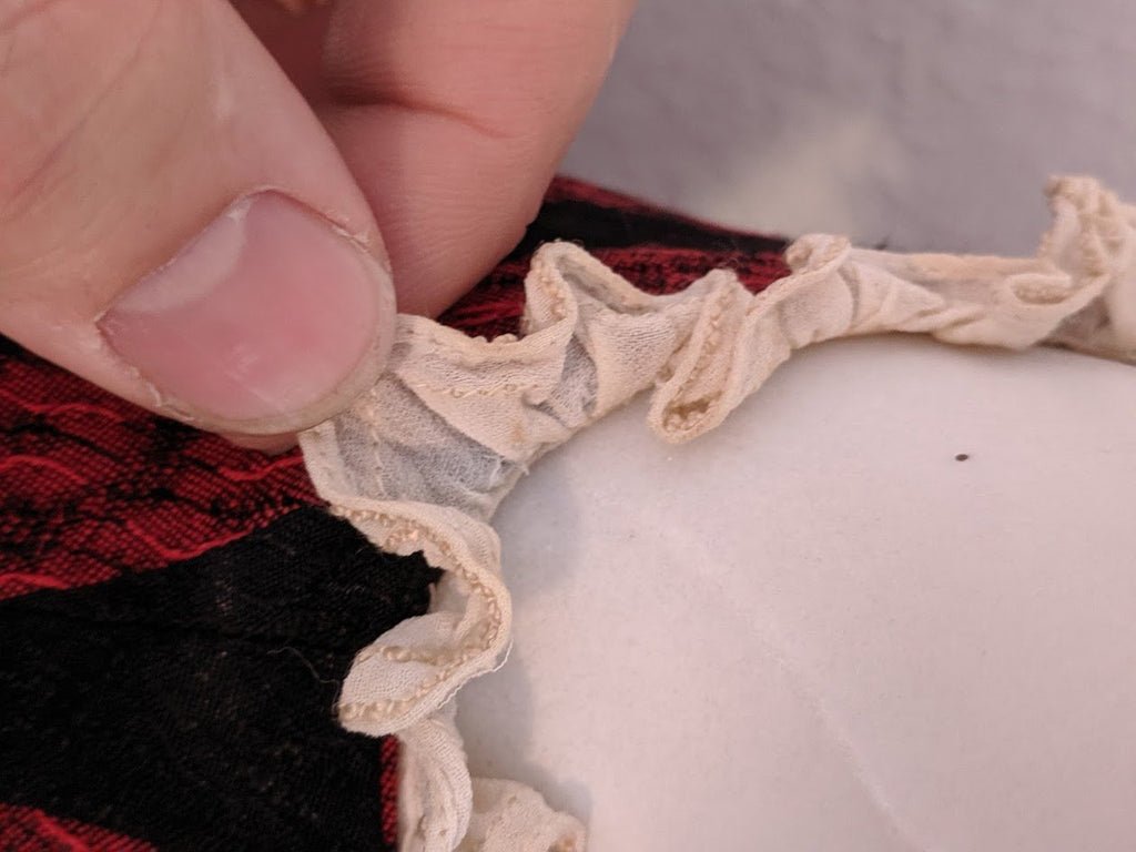 Red and Black Striped Dirndl(B-37' W-27' H-42') — image 13