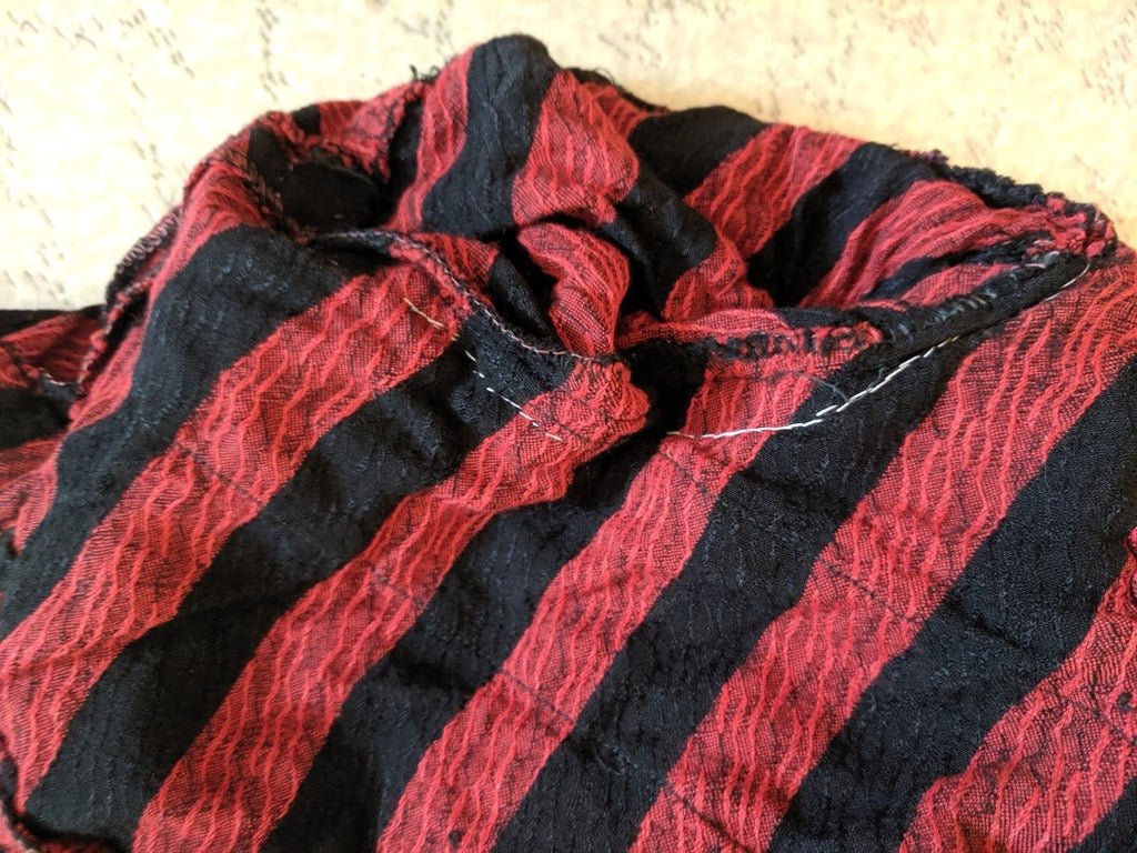 Red and Black Striped Dirndl(B-37' W-27' H-42') — image 20