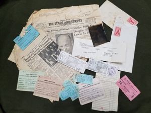 Postwar US Occupation Paperwork