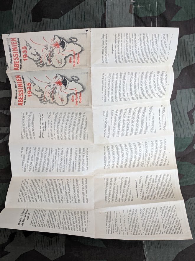 1935 Abessinien Ethiopia Map — image 4