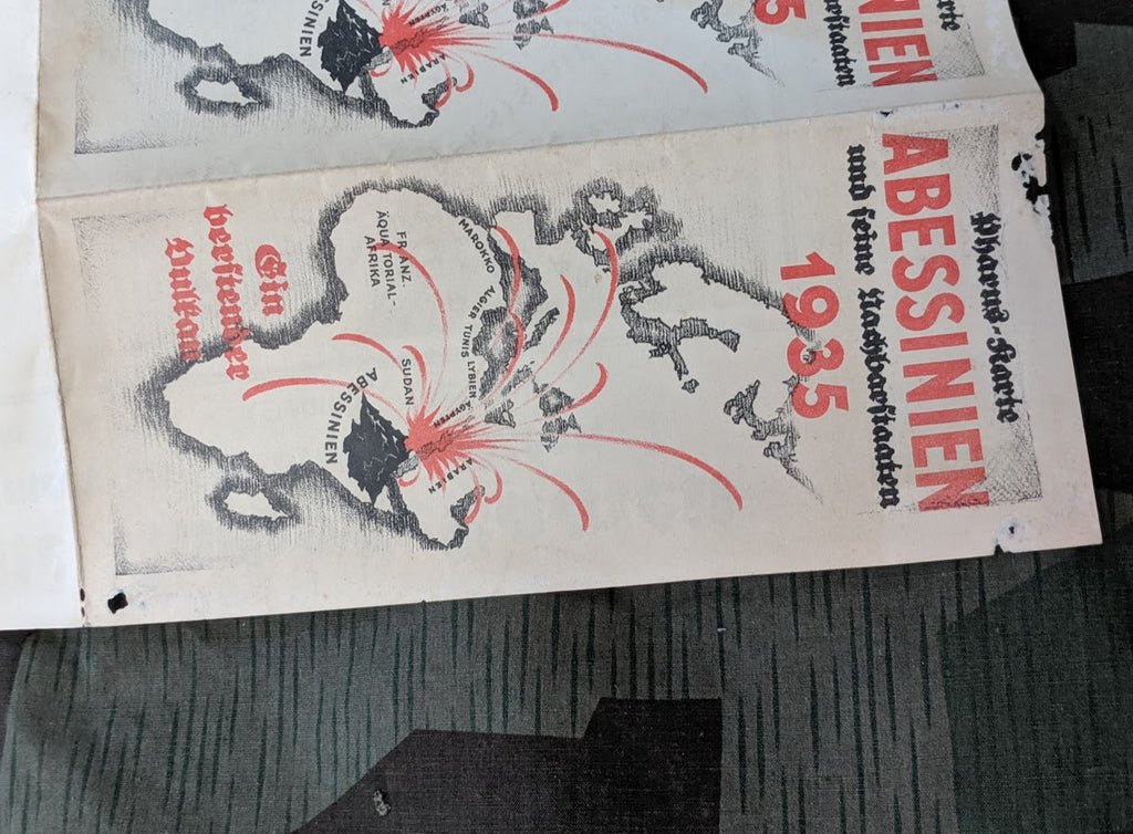 1935 Abessinien Ethiopia Map — image 5