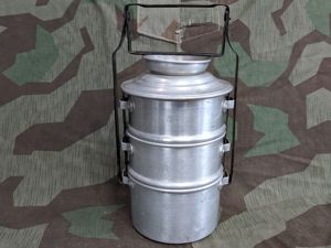 Stacking Aluminum Pots with Metal Handle