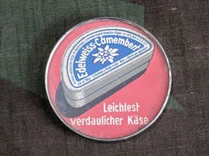 Edelweiss-Camembert Cheese Advertising Mirror