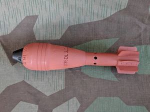 5cm Mortar Shell Reproduction w/ Fuse