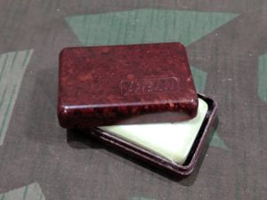 Bakelite Soap Box with Soap Episan