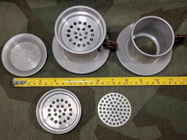 German Aluminum Coffee Funnel — image 3