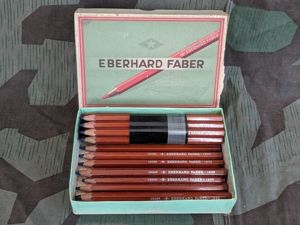 Original Eberhard Faber Blue Colored Pencils