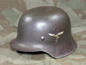 M42 Helmet w/ Original Liner & Chin Strap 64 Shell
