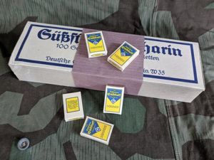 Box of 100 Süßstoff Saccharin Sugar Packages