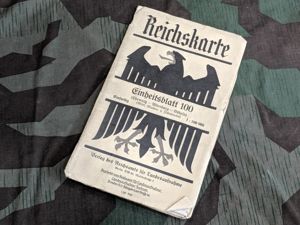 Reichskarte 1933 Map Chemnitz-Altenburg-Döbeln