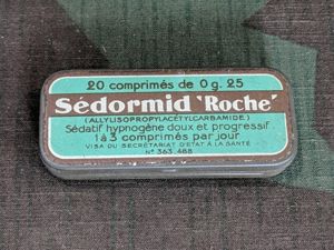 Sedormid 'Roche' French Sedative Medicine Tin