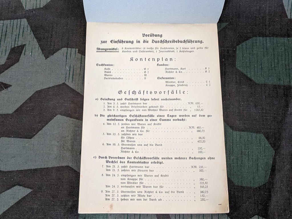 Seiden-Großhandlung Receipt Book 1937 — image 2