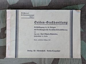 Seiden-Großhandlung Receipt Book 1937