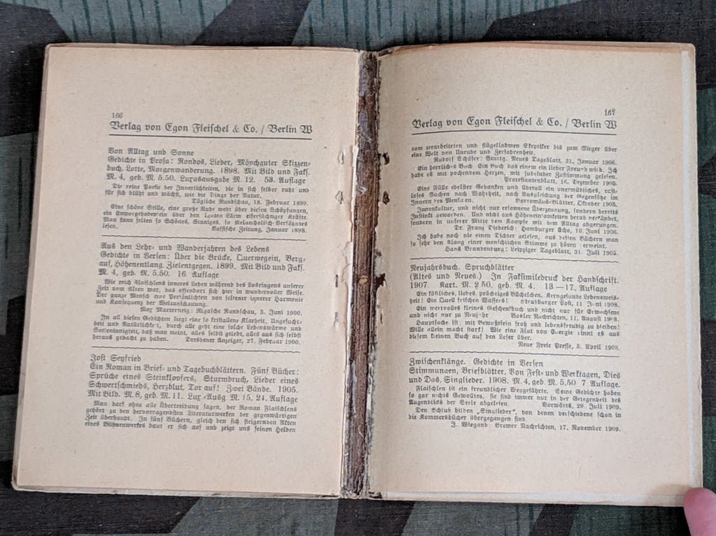 Die Feldbücher Heimat und Welt Book 1916 — image 6