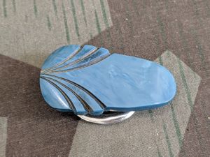 Blue D.R.P. Scarf Clip