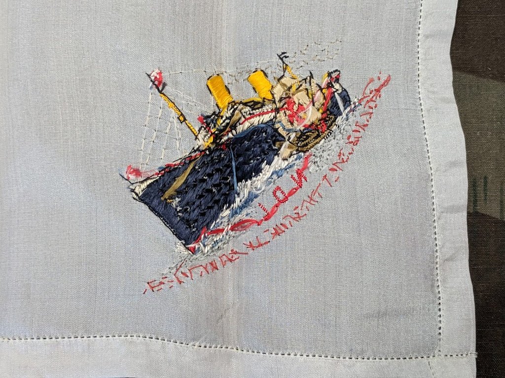 Norddeutscher Lloyd Cruise Ship Hankie — image 7