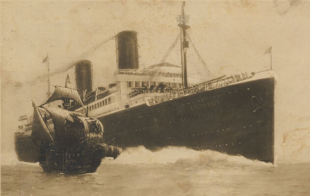 Norddeutscher Lloyd Cruise Ship Hankie — image 8
