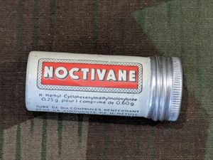 Noctivane Small French Sedative Medicine Bottle