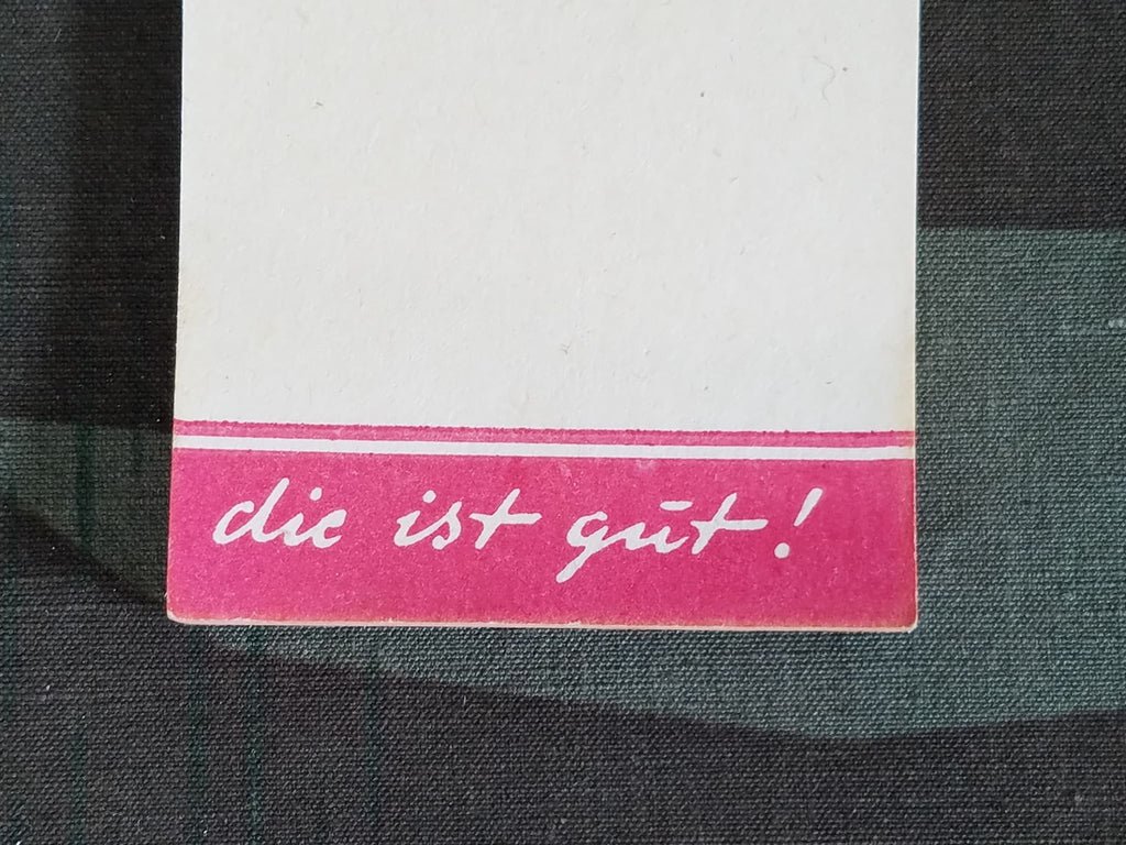 Waldbaur Chocolate Advertising Notepad — image 4