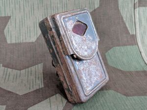 Gray Flashlight with Rotating Lenses