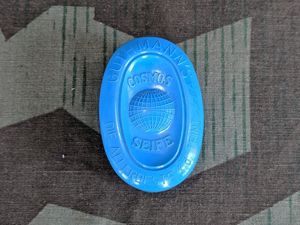 Blue Cosmos Bakelite Traveling Soap Container