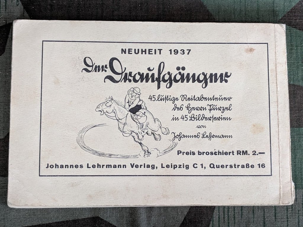 Der Neue Hafermotor Horse Cartoons 1938 Book — image 2