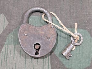Rusty German Lock with 1 Key