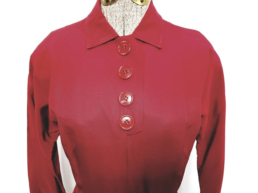 Red Button Dress(B-37' W-26' H-35') — image 2