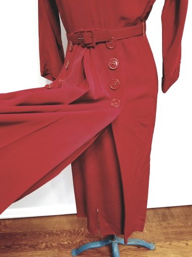 Red Button Dress(B-37' W-26' H-35') — image 3