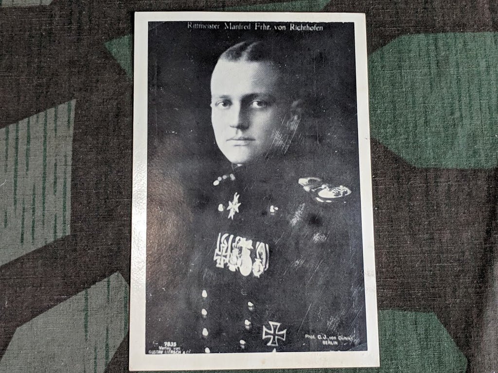 Red Baron Von Richthofen Der Rote Kampflieger 1933 Book (Forward by Göring) & Postcard — image 15