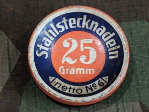 Stahlstecknadeln Sewing Pin/Needle Tin