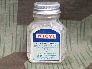 Nicyl French Medicine Bottle