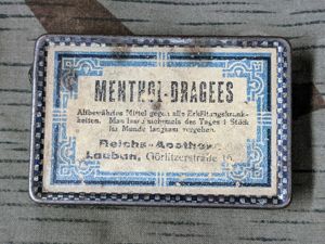 Reichs Apotheke Menthol Lozenge Tin