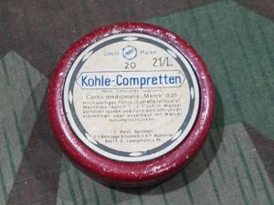 Kohle Compretten Charcoal Tablet Tin