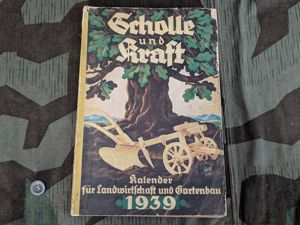Scholle und Kraft 1939 Farmer's Calendar