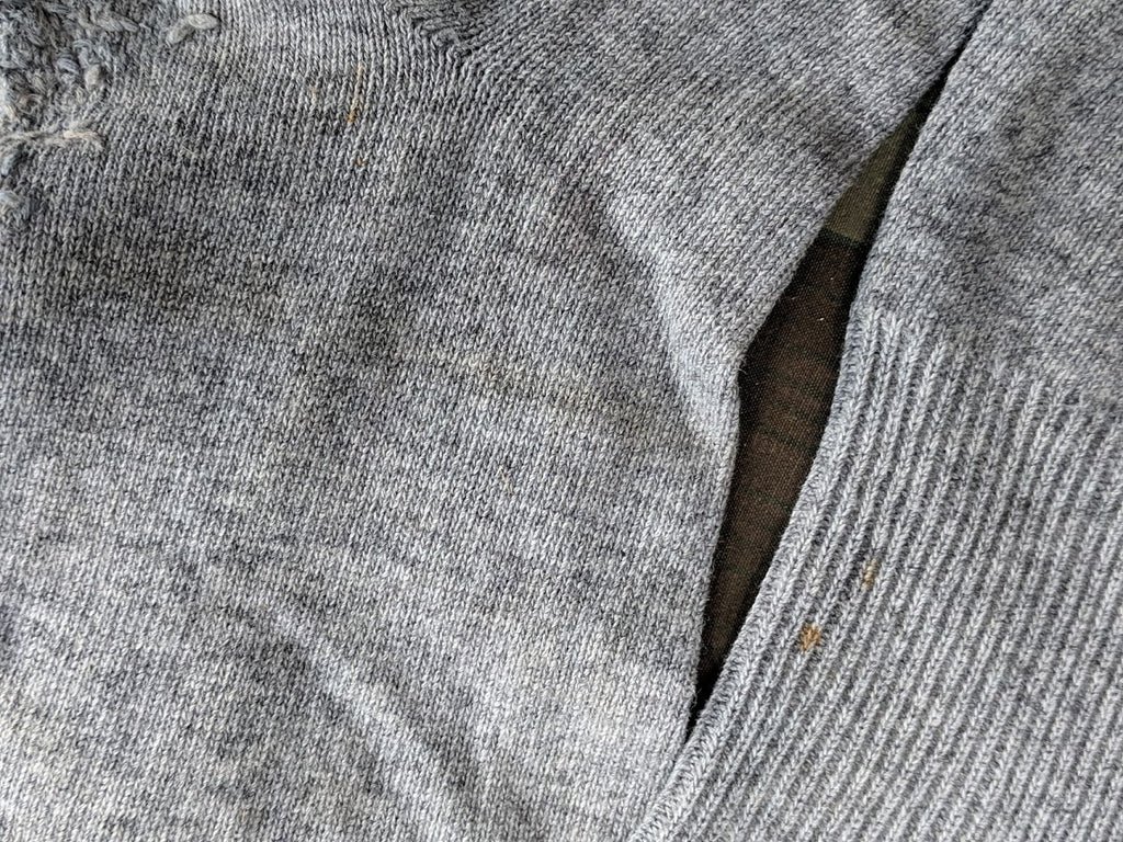 German Gray Heavily Repaired Socks — image 5