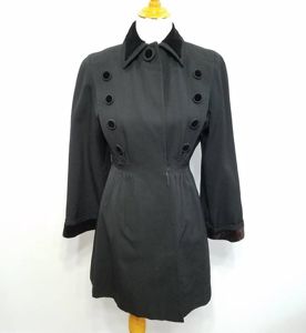Gorgeous Black 1940s Coat (Small Size)