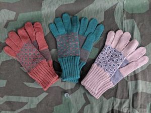 Original German Winter Patterned Gloves