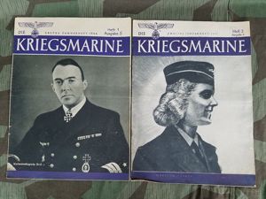 Die Kriegsmarine Magazines: 1st & 2nd Issue of Jan 1944