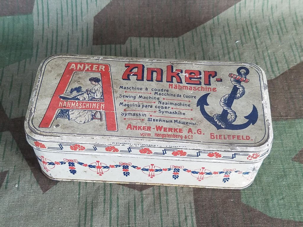 WWI Era Anker Sewing Machine Tin — image 4