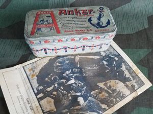 WWI Era Anker Sewing Machine Tin