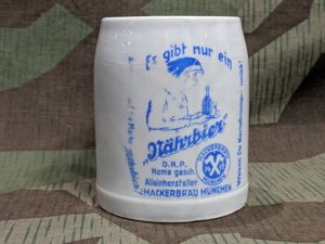 DRP Nährbier Krug Hackerbräu München 0,25L