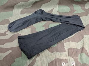 Black Seam Stockings (Repaired) Size 11