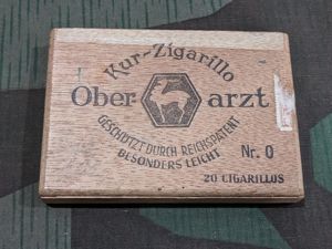 Ober-arzt Cigarillo Box Reichspatent