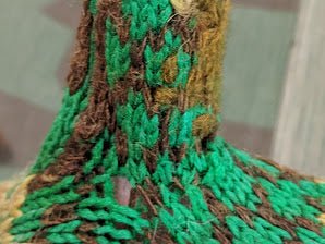 Brown Green and Cream Colored Mittens — image 5