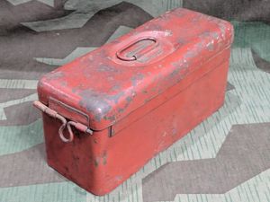 Original Red Vehicle Spare Parts Box
