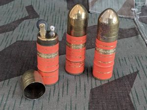 Orange Bullet Shaped Lighters